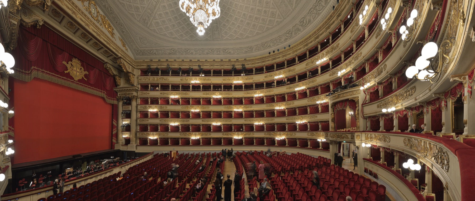 Teatro alla Scala, Milan — the interior of the auditorium