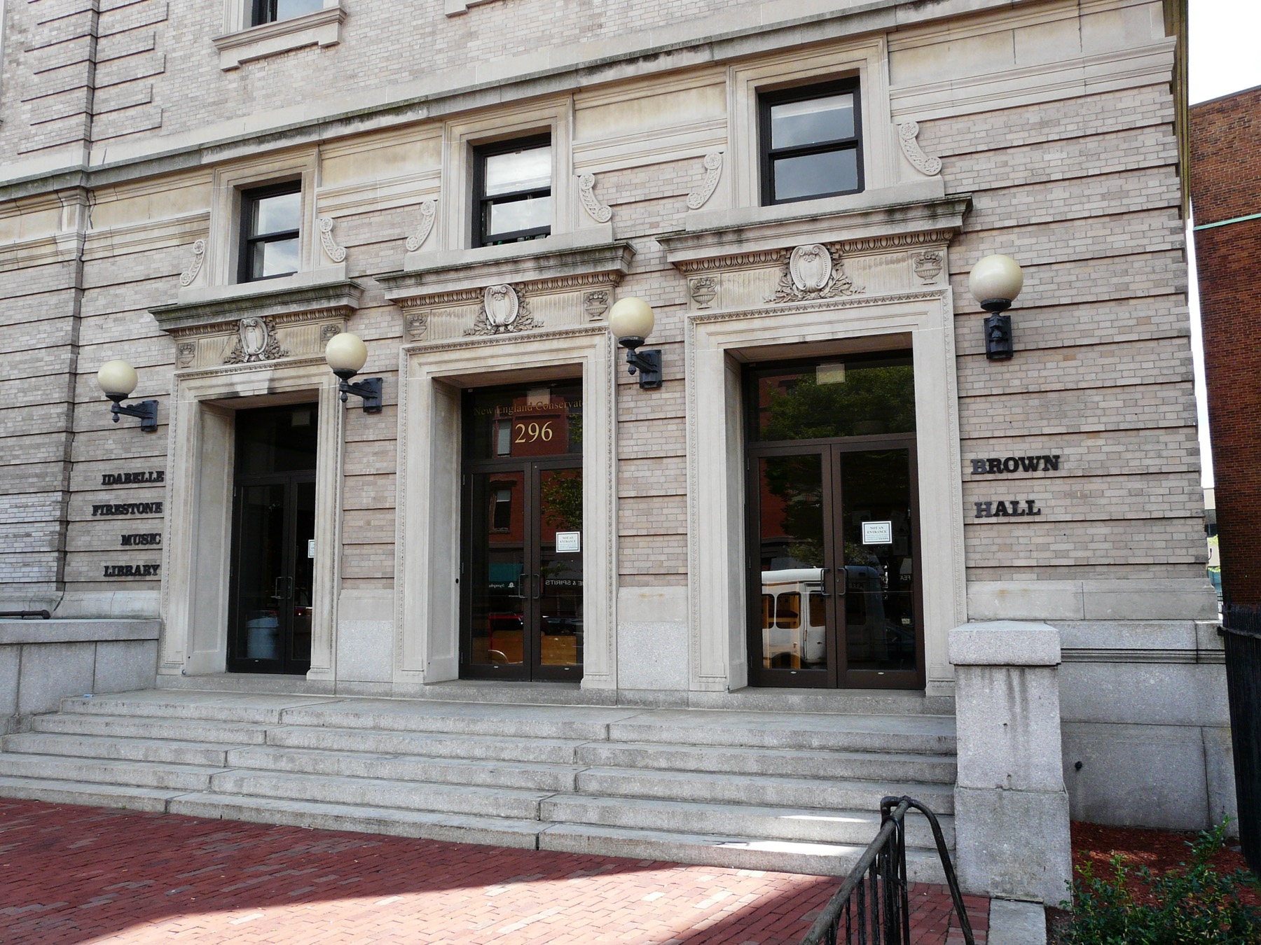 Brown Hall at the New England Conservatory in Boston