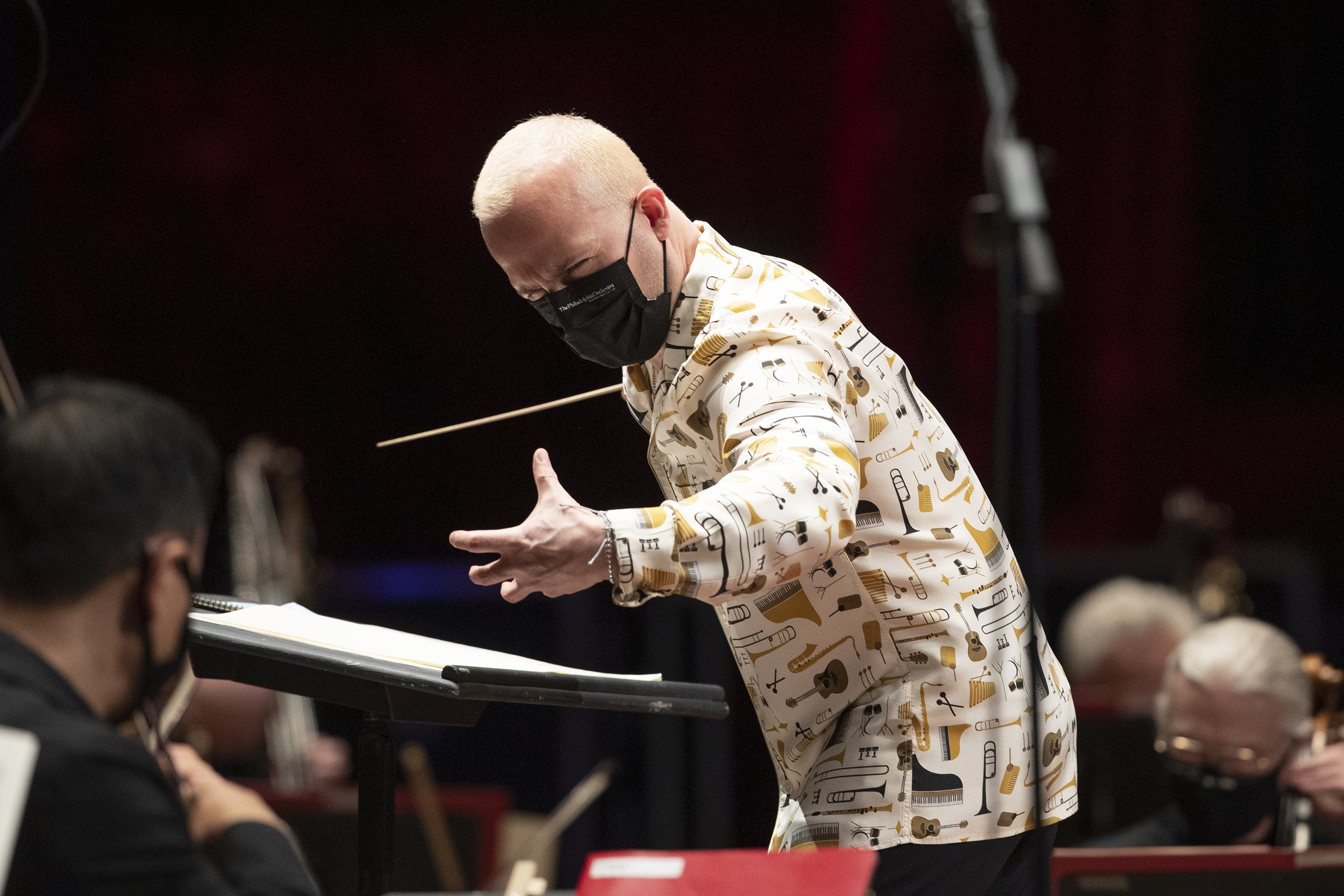 Yannick conducting during COVID